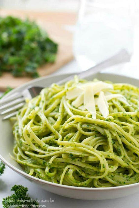 Creamy Fresh Pesto Pasta - a Toddler Favourite