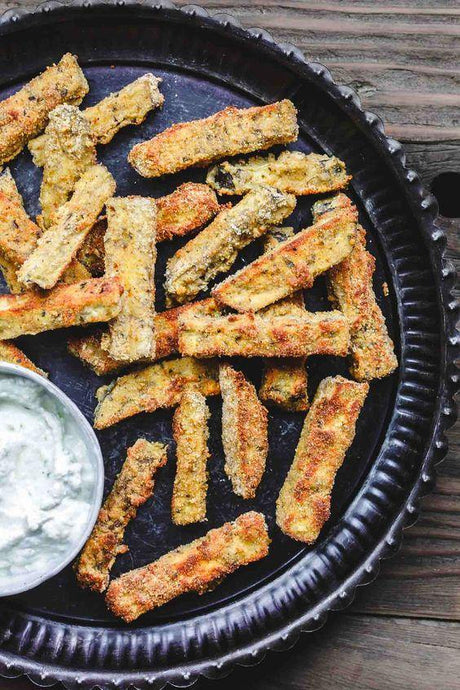 Aubergine Fries (Keto & Low Carb)