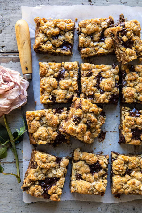 Gooey Chocolate Oatmeal Bars