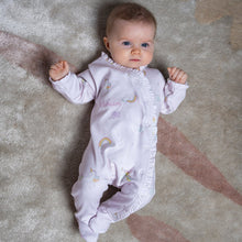 Load image into Gallery viewer, Unicorn Ruffled Sleepsuit
