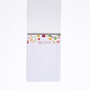 Personalised A5 Grocery Notepad