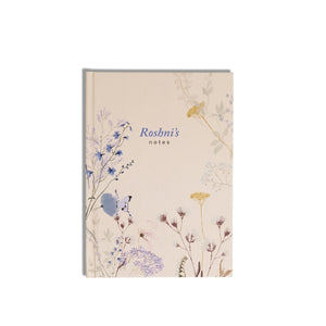 Party Favour: Personalised Wildflower A5 Diary