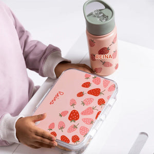 Strawberry Stainless Steel Water Bottle, 420 ML