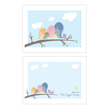 Load image into Gallery viewer, Personalised Family Notecard Set of 15
