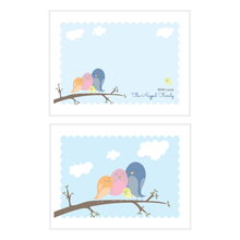 Load image into Gallery viewer, Personalised Family Notecard Set of 15
