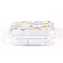 Load image into Gallery viewer, Floral Snack Box - 3 Compartments
