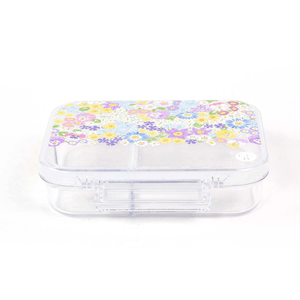 Floral Snack Box - 3 Compartments