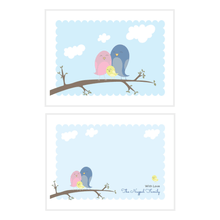 Load image into Gallery viewer, Personalised Family Notecard Set of 15
