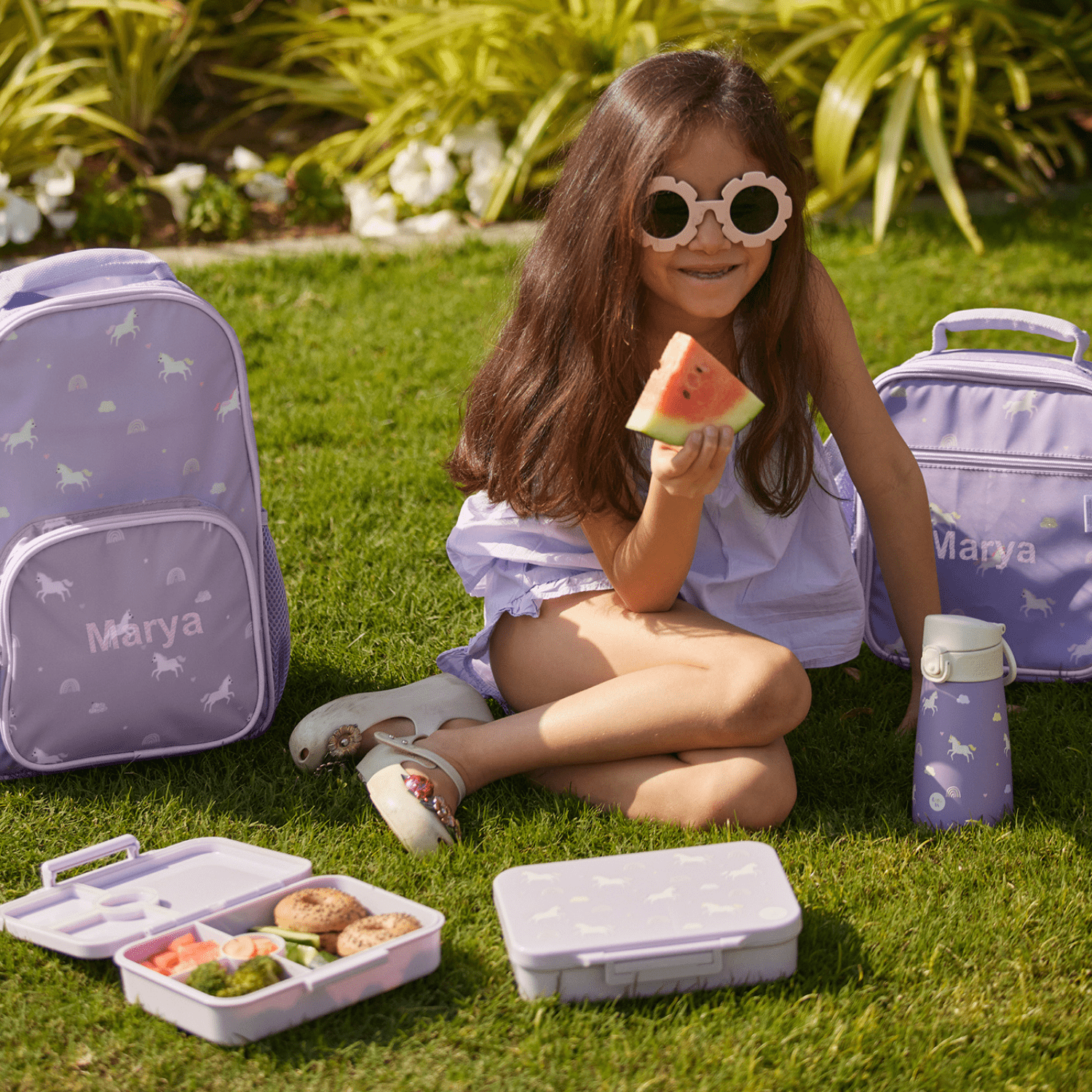 Unicorn Tritan Lunchbox - 4 Compartments