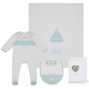 Sailboat Dreams Baby 4-Pc Gift Set