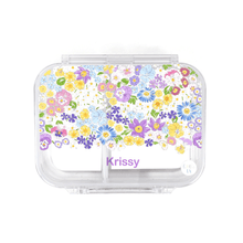 Load image into Gallery viewer, Floral Snack Box - 3 Compartments
