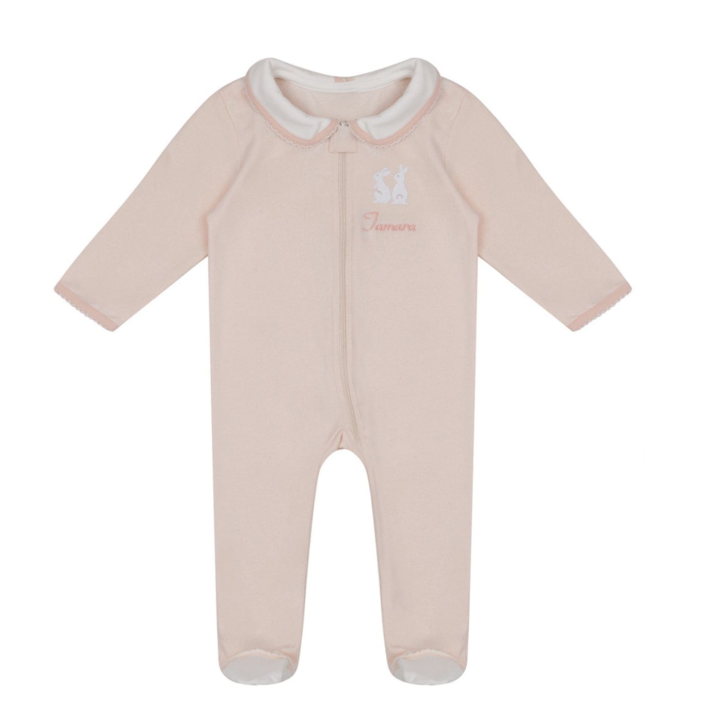 Bunny Smart-Zip Sleepsuit