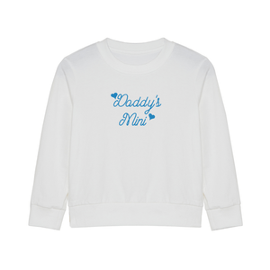 Daddy's Mini White Sweatshirt