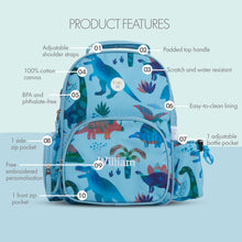 Load image into Gallery viewer, Dino Printed Backpack
