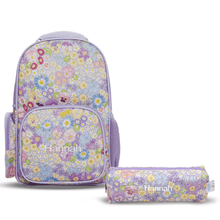 Load image into Gallery viewer, Enchanted Floral Backpack with Matching Pencil Case
