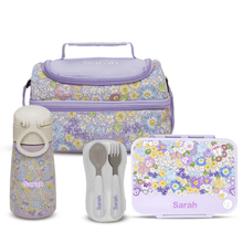 Load image into Gallery viewer, Enchanted Floral Lunchtime Essentials 4-Piece Set
