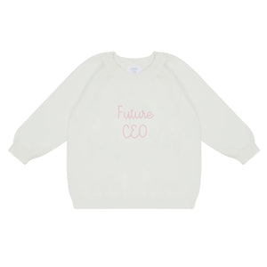 'Future CEO' Knit Sweater