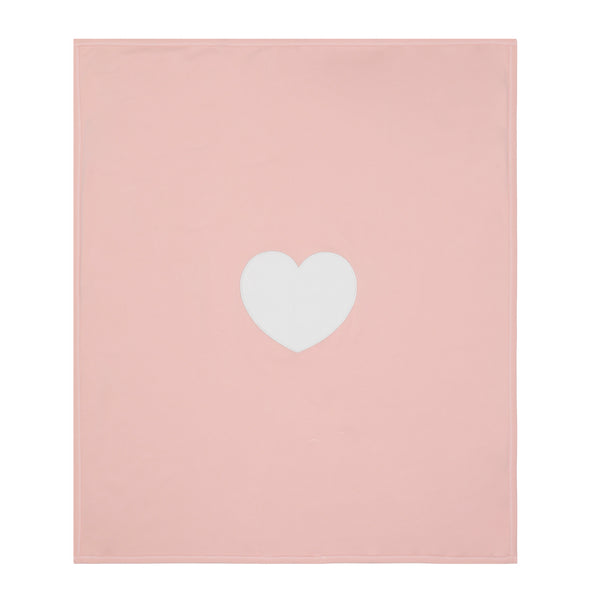 Organic Cotton Heart Blanket