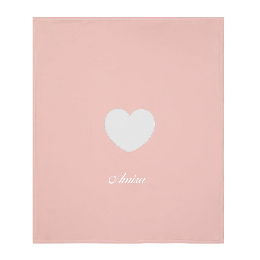 Organic Cotton Heart Blanket