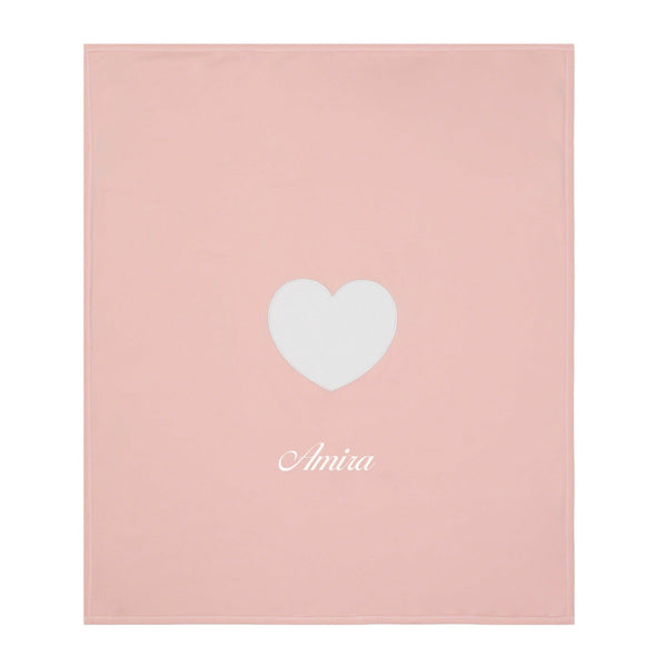 Organic Cotton Heart Blanket