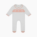 Embroidered Heart Sleepsuit