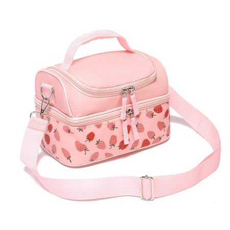 Strawberry Double-Decker Lunch Bag