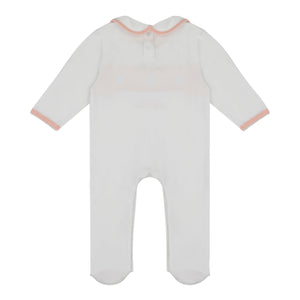 Embroidered Heart Sleepsuit