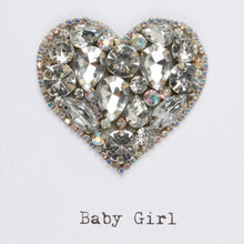 Load image into Gallery viewer, Embellished Heart Baby Card
