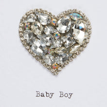 Load image into Gallery viewer, Embellished Heart Baby Card
