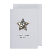 Load image into Gallery viewer, Embellished Star Baby Card
