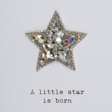 Load image into Gallery viewer, Embellished Star Baby Card
