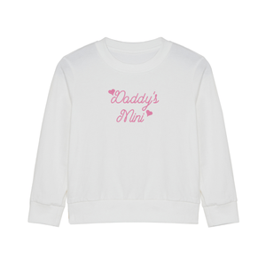 Daddy's Mini White Sweatshirt