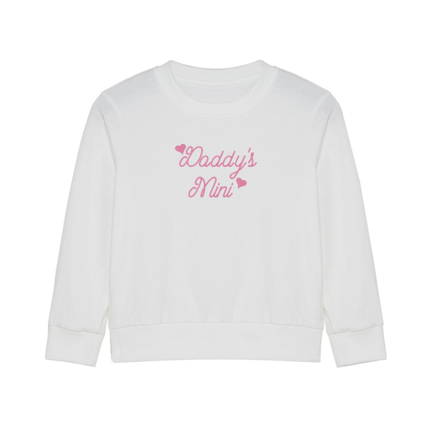 Daddy's Mini White Sweatshirt