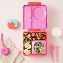 Load image into Gallery viewer, OmieBox Kids Bento Box with Insulated Thermos
