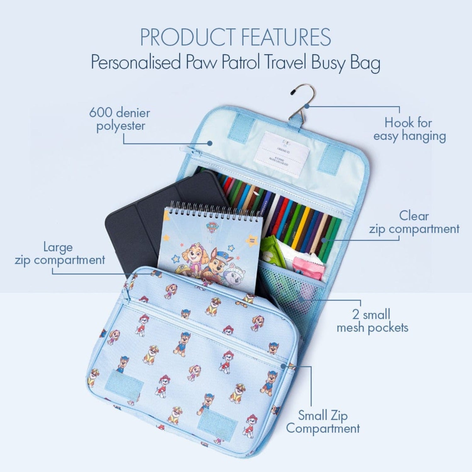 Paw Patrol Activity Organiser Bag