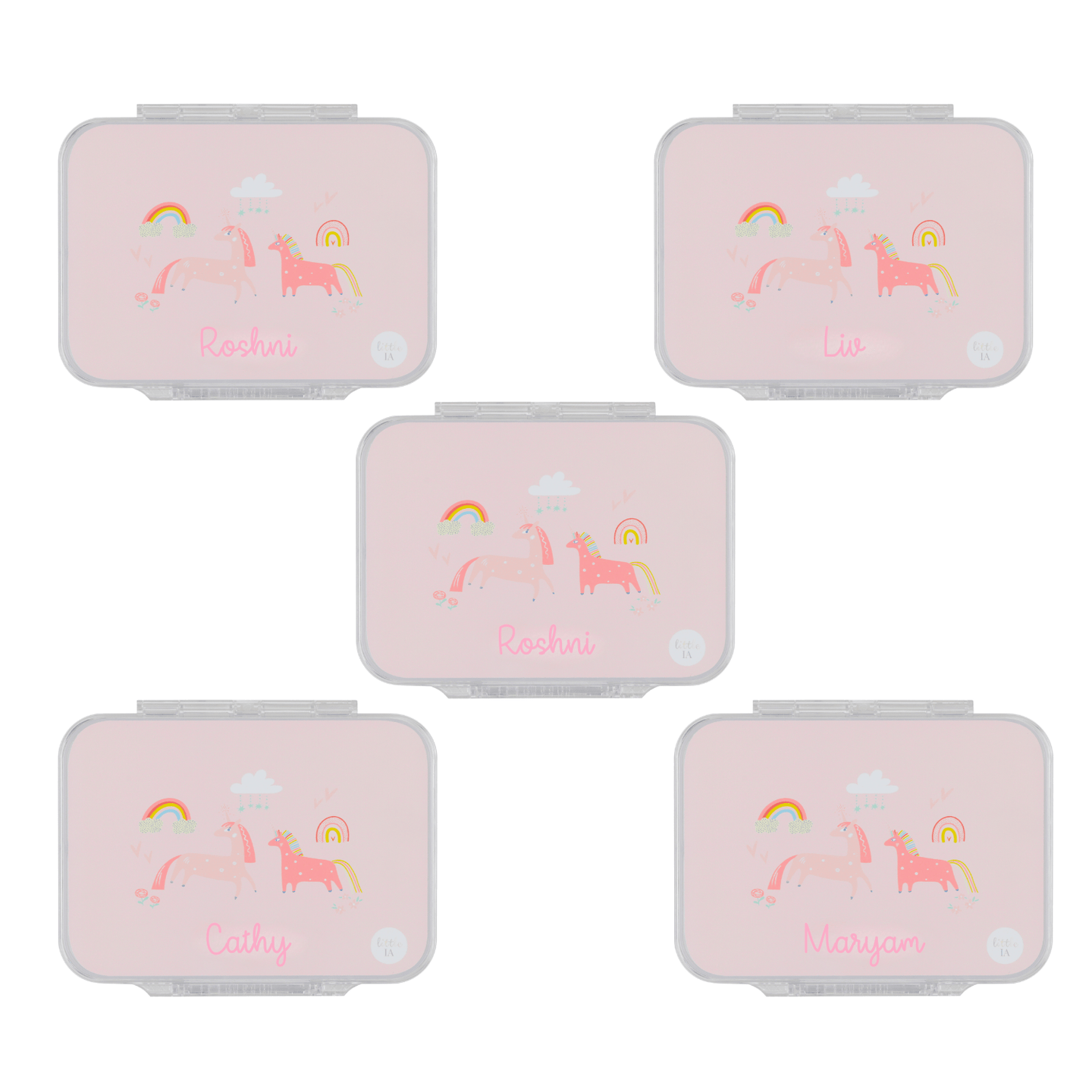 Party Favour: 4-Compartment Unicorn Bento Box