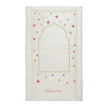 Load image into Gallery viewer, My First Prayer Mat - Pink Lantern &amp; Stars
