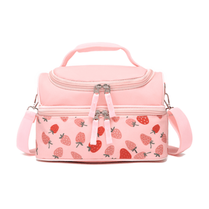 Strawberry Double-Decker Lunch Bag