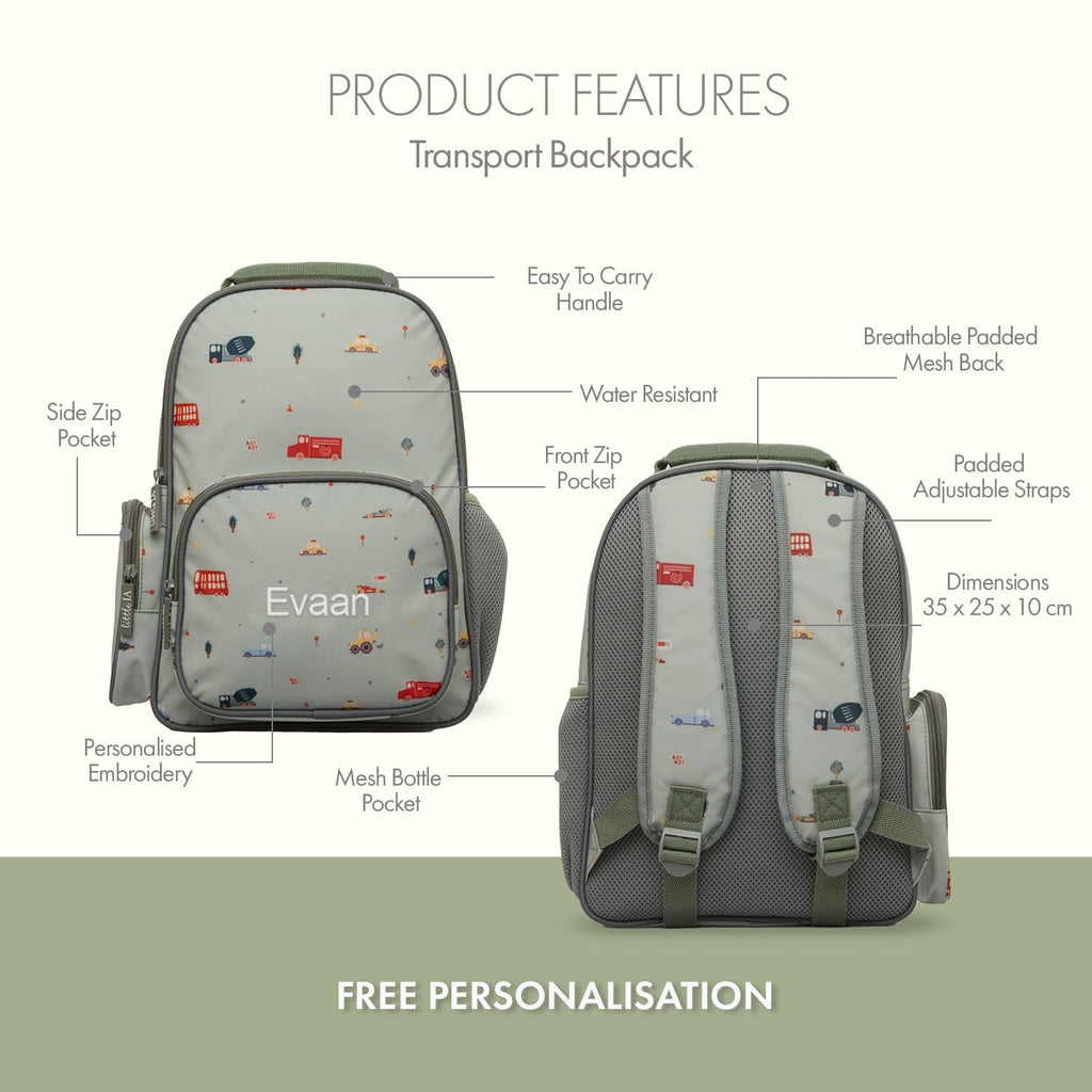 Transport Kids Backpack - Small