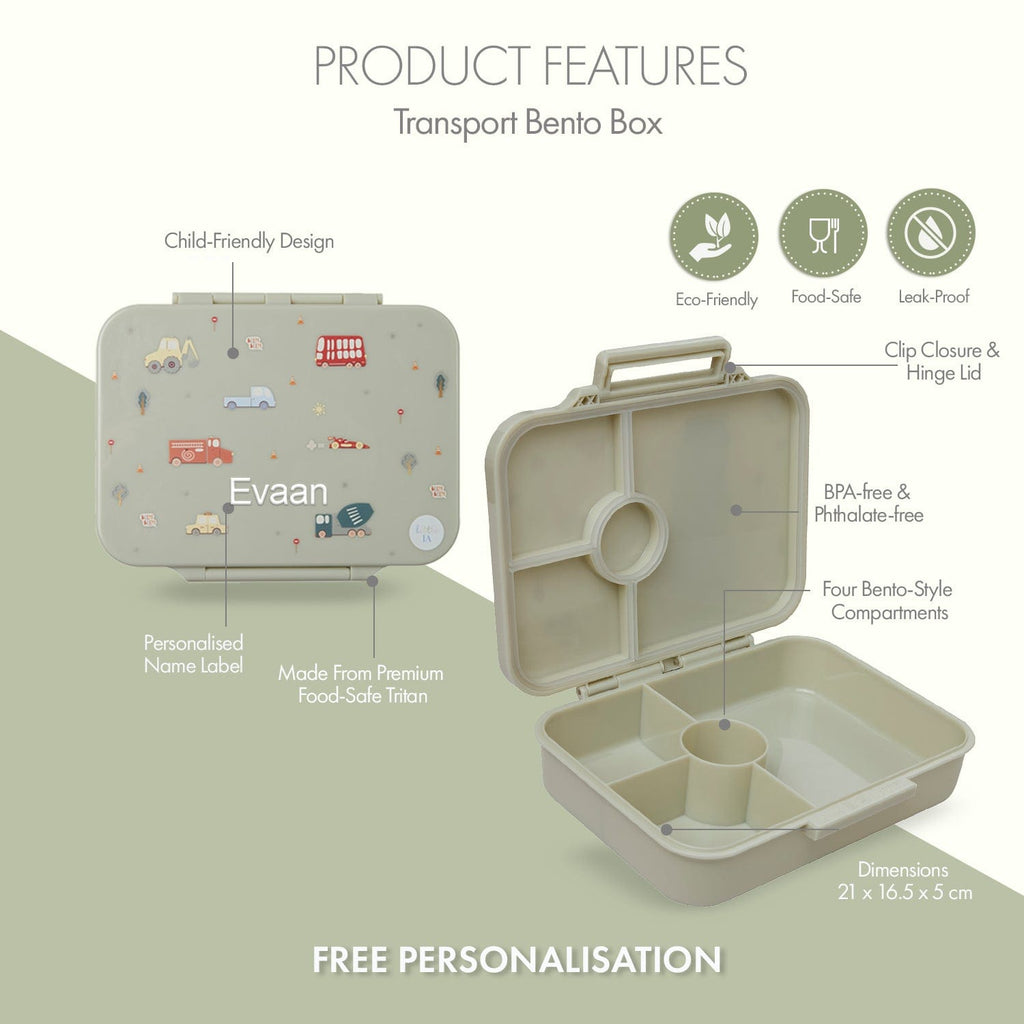 Transport Tritan Lunchbox - 4 Compartments