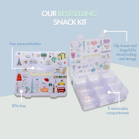 9-Compartment Snack Box, Travel