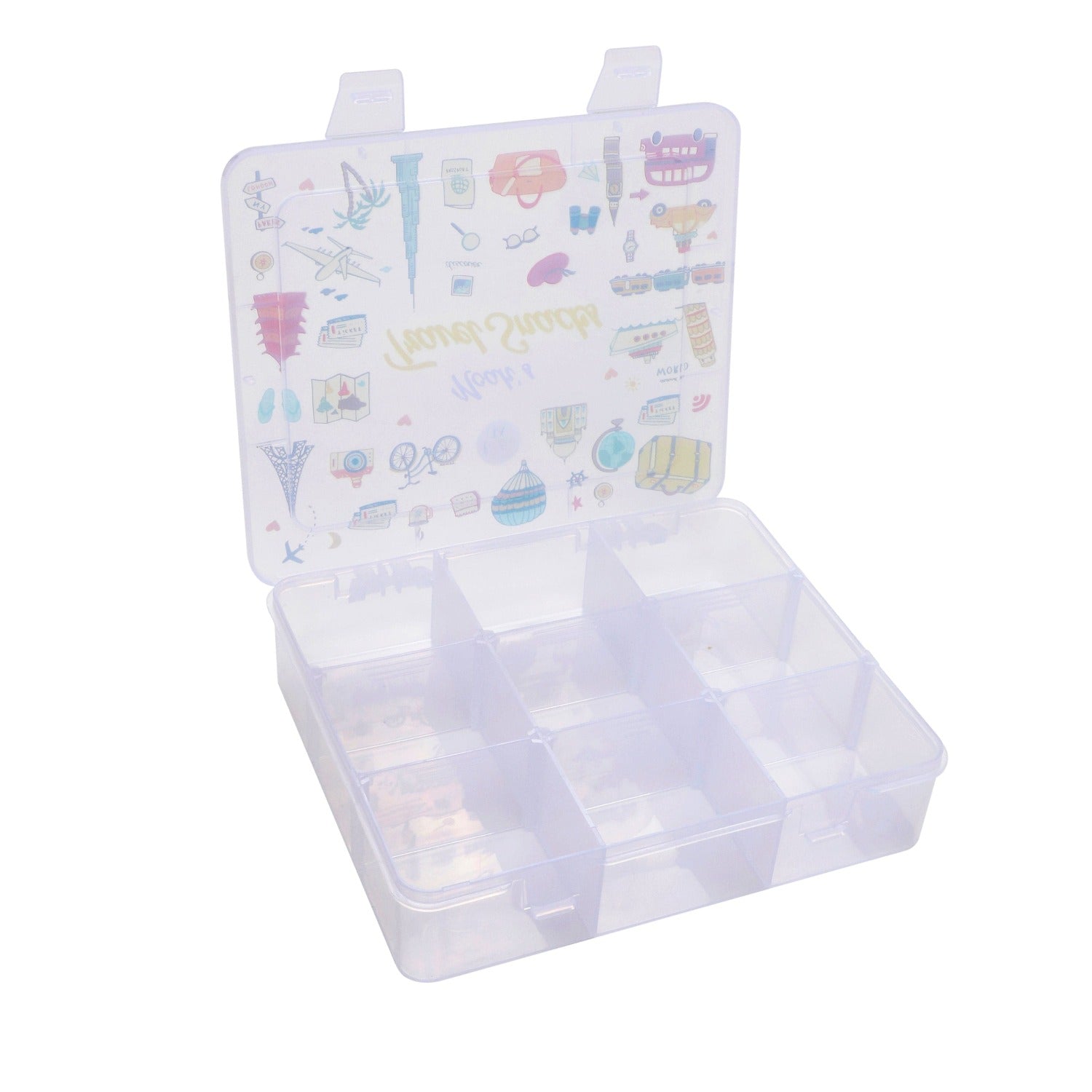 9-Compartment Snack Box