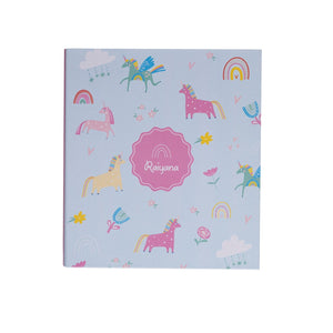 Personalised Ring Binder - Unicorn