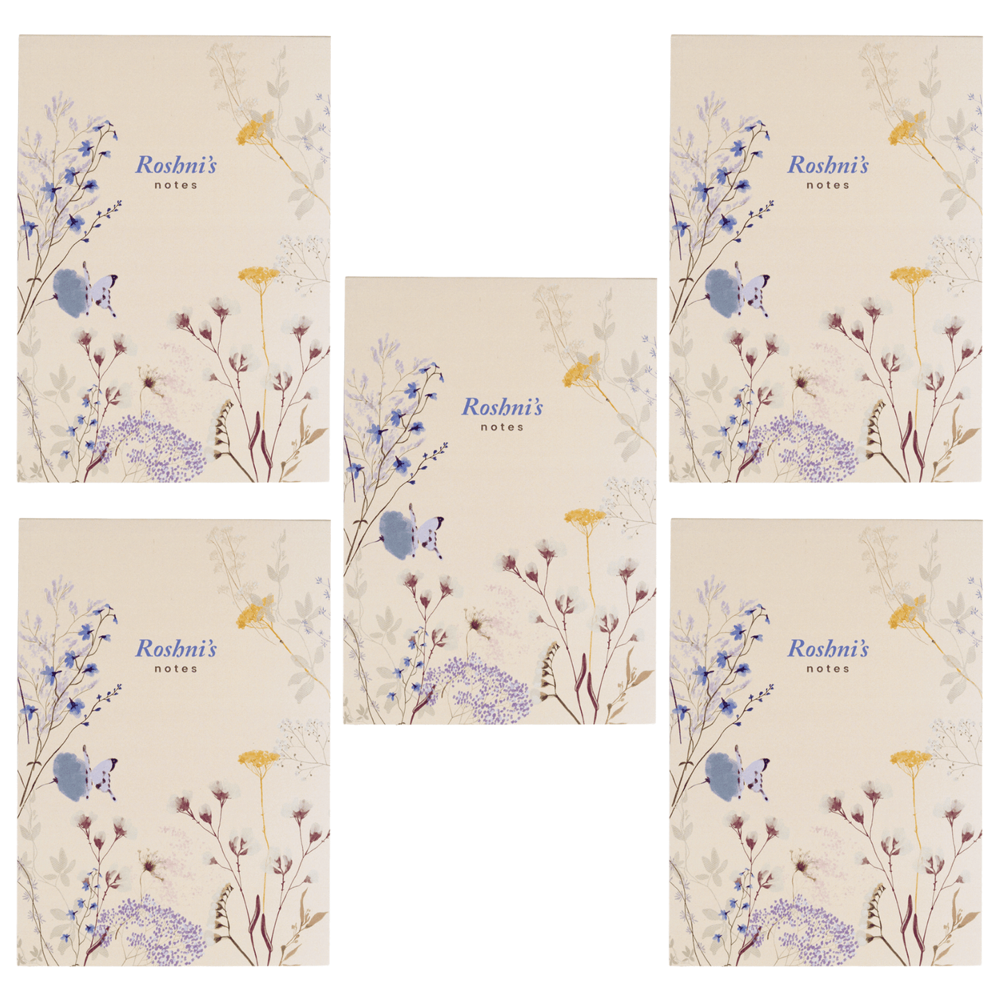 Party Favour: Wildflower Personalised Notepad