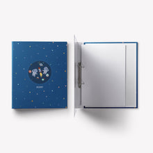 Load image into Gallery viewer, Cosmic Ring Binder &amp; Doodle Book Set
