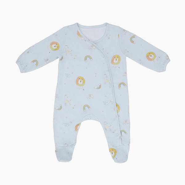 Lion Printed Baby Sleepsuit