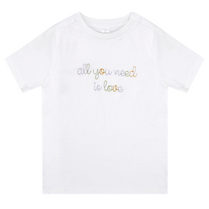 All You Need is Love Slogan Tee