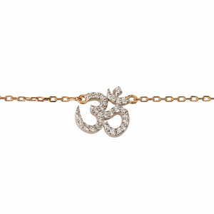 OM Diamond Bracelet for Children