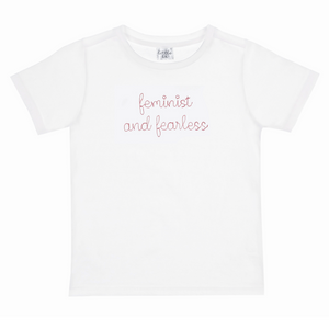 Feminist & Fearless Slogan Tee