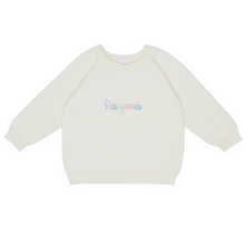 Load image into Gallery viewer, Embroidered Name Knit Sweater
